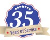 35 Years of Service Banner